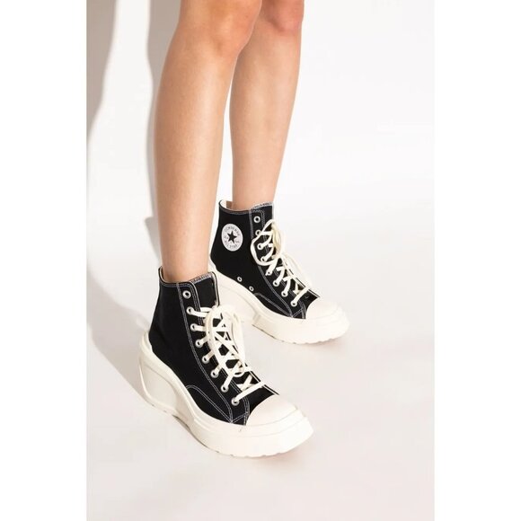 Converse Chuck 70 De Luxe Wedge Platform Heel – Black – Women’s Size 9 – NEW - Picture 6 of 8